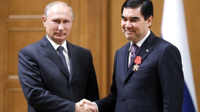 Putin’s first Turkmenistan visit in five years ends with mostly symbolic agreement